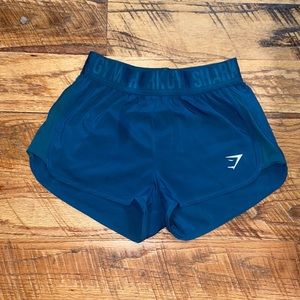 Gymshark training loose fit blue shorts